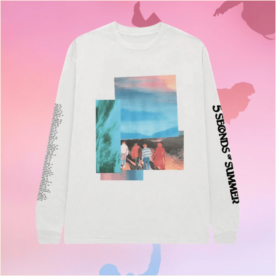 5 Seconds Of Summer Long Sleeve Shirt Michael Clifford Merch 5sos Merch Mother's Day Gifts