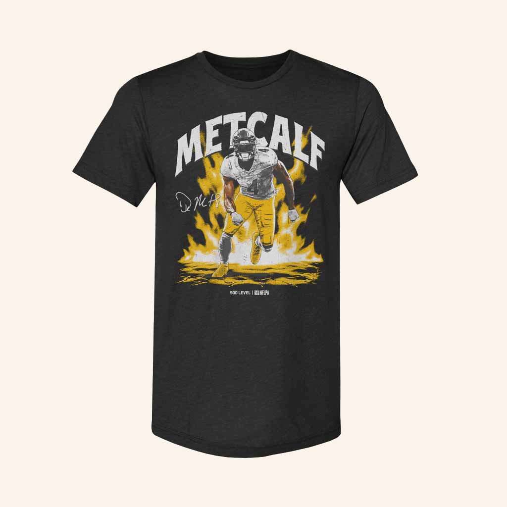 500 Level Merch DK Metcalf Pittsburgh Aura WHT Shirt Gift For Football Lovers