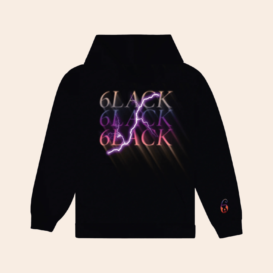 6lack Lightning Hoodie 6lack Market Merch Great Birthday Gifts For Dad Gifts For Besties