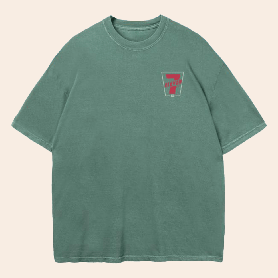 7eleven X Lateral Vision Fishing T-Shirt Official 7 Collection Merch Awesome Father's Day Gifts