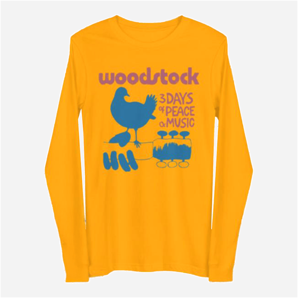 80steenation Merch Store Woodstock 1969 Long Sleeve T-Shirt Best Father's Day Gifts For Dad
