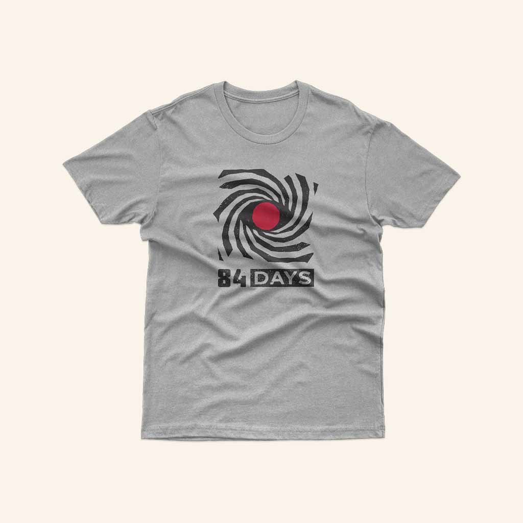 84 Days Merch Hypnotic Eyeball Athletic Grey T-Shirt Gift Ideas For Husband
