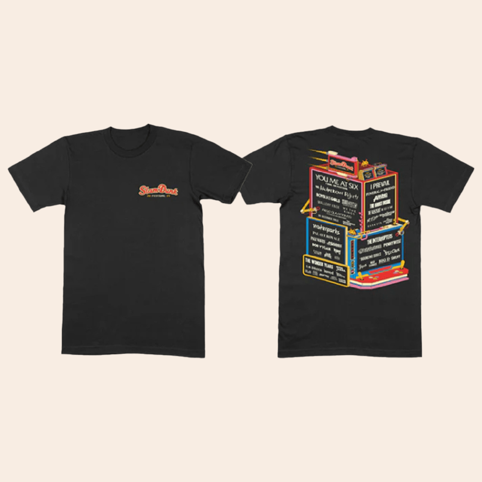 8bit Event 24 Black T-Shirt Slam Dunk Music Fans Gifts For Father's Day Gifts For Friends