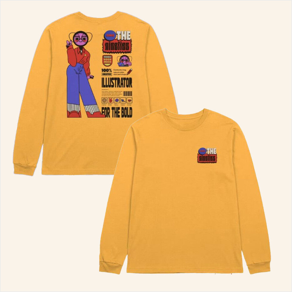 90S Nostalgia Long Sleeve T-Shirt Aiah Assn Merch Gift Ideas For Him Birthday Gifts For Friends