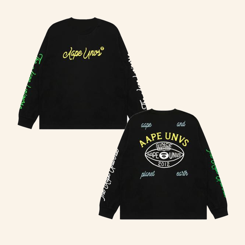 A Bathing Ape Merch AAPEUNVS Graphic Long Sleeve T-Shirt Best Gifts For Boyfriend