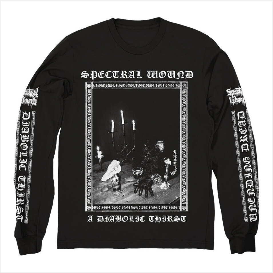 A Diabolic Thirst Long Sleeve Shirt Spectral Wound Merch Spectral Wound Shirt Dad Gifts For Father's Day 2024