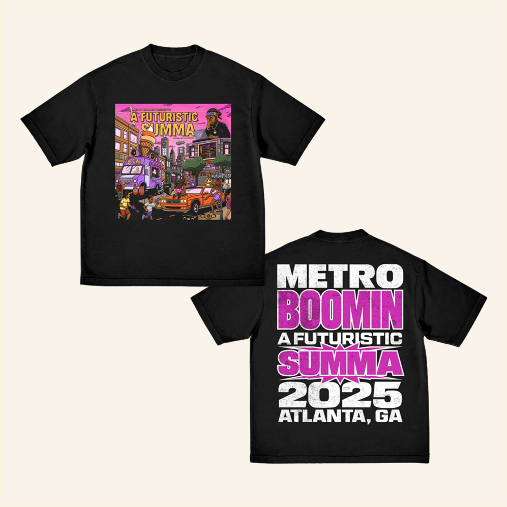 A Futuristic Summa Cover T-Shirt Metro Boomin Merch Gifts For Fans Birthday Gift Ideas