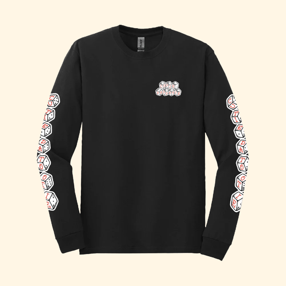 A Good Cult Black Cutie Patootie Dice Long Sleeve Shirt Best Gifts For Dad Best Friend Gifts