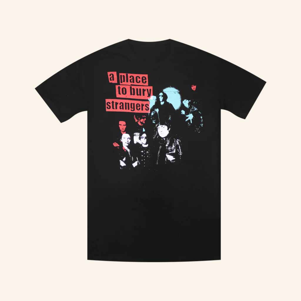 A Place To Bury Strangers Merch Spotlights Black T-Shirt Gifts For Rock Lovers