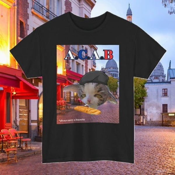 A.C.A.B T-shirt Gift For Cat Lovers