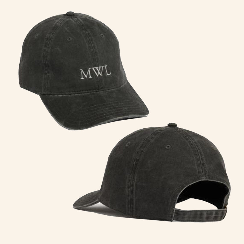 A24 Films Merch Mark William Lewis Monogram Hat Embroidered Dad Gifts