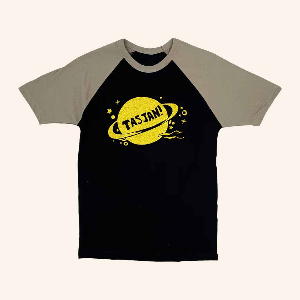 Aaron Lee Tasjan Merch Glitter Baseball T-Shirt Presents For Music Lovers
