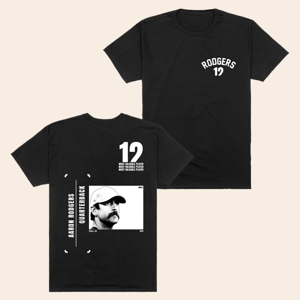 Aaron Rodgers 12 T-Shirt Aaron Rodgers Merch Father's Day Gifts For Grandpa Gifts For Friends