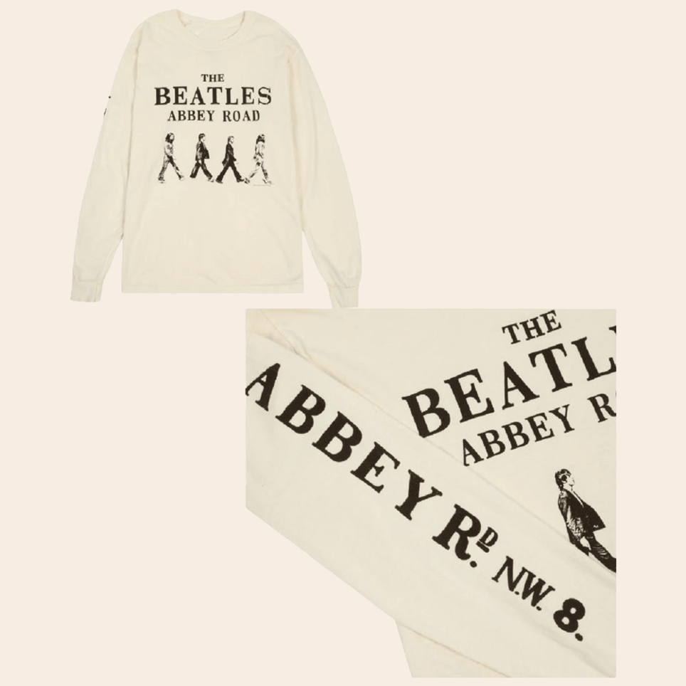 Abbey Road Ivory Long Sleeve Shirt Father's Day Special Gifts For Dad Gifts For Best Friend