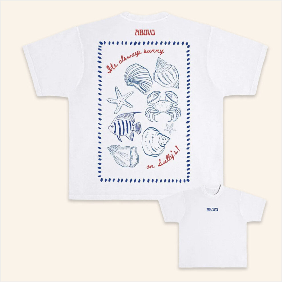 Abovo Postcard T-Shirt Shop Abovo Merch Birthday Gifts For Mom Gifts For BFF Christmas Presents