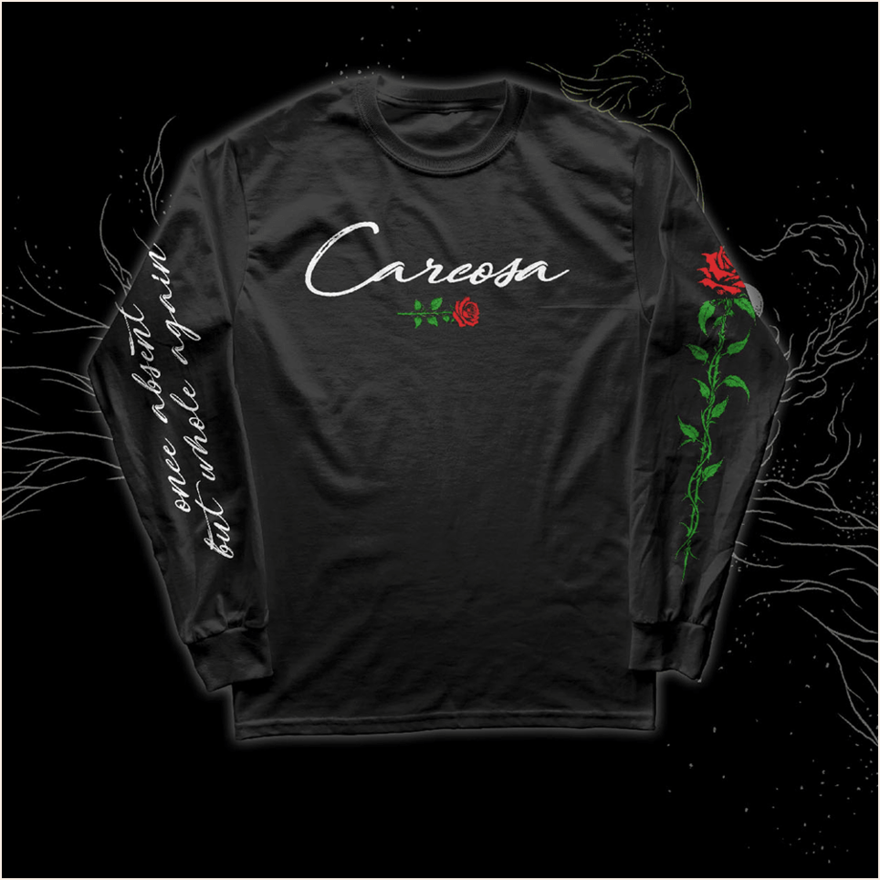Absent Rose Long Sleeve T-Shirt Carcosabc Merch Good Father's Day Presents Gifts For Friends