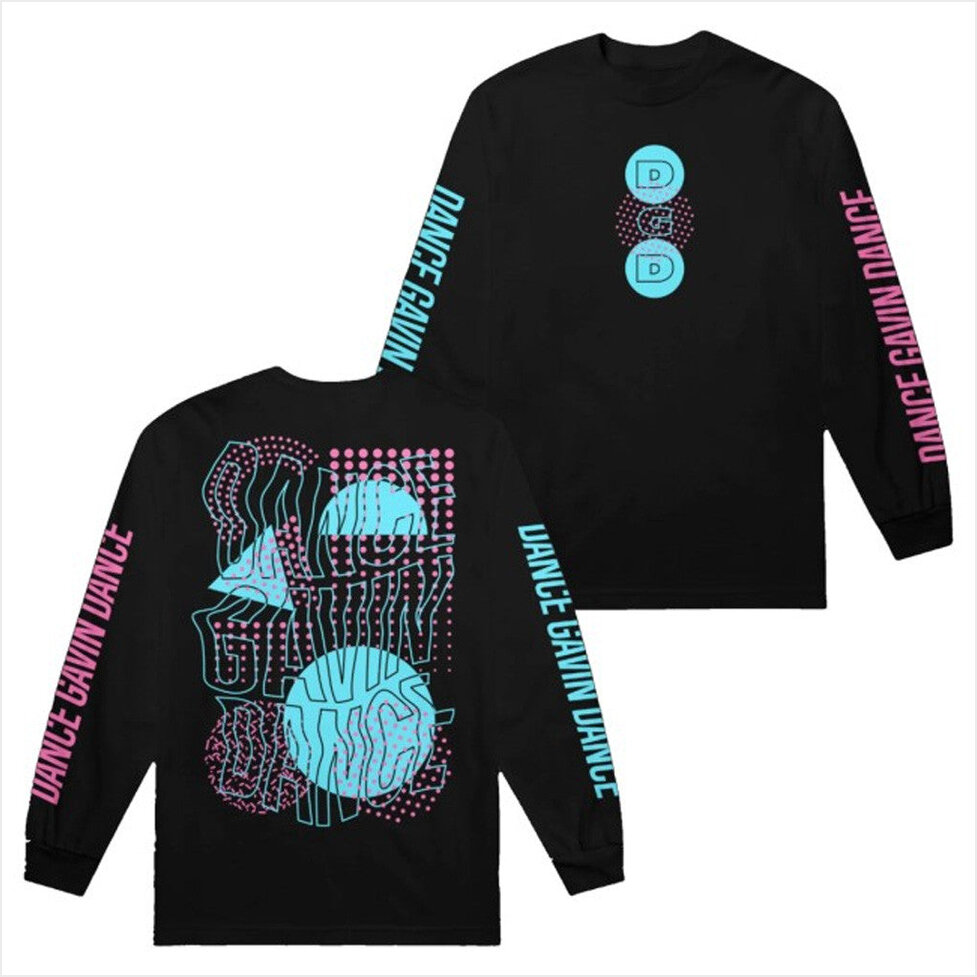 Abstract Long Sleeve T-Shirt Dance Gavin Dance Merch BFF Birthday Gifts Christmas Presents