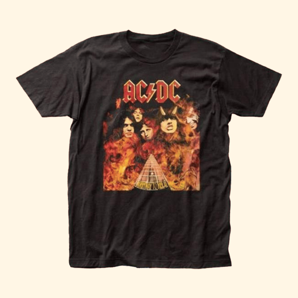 ACDC Highway To Hell T-Shirt ACDC Merch Presents For Music Lovers Birthday Gifts For Friends