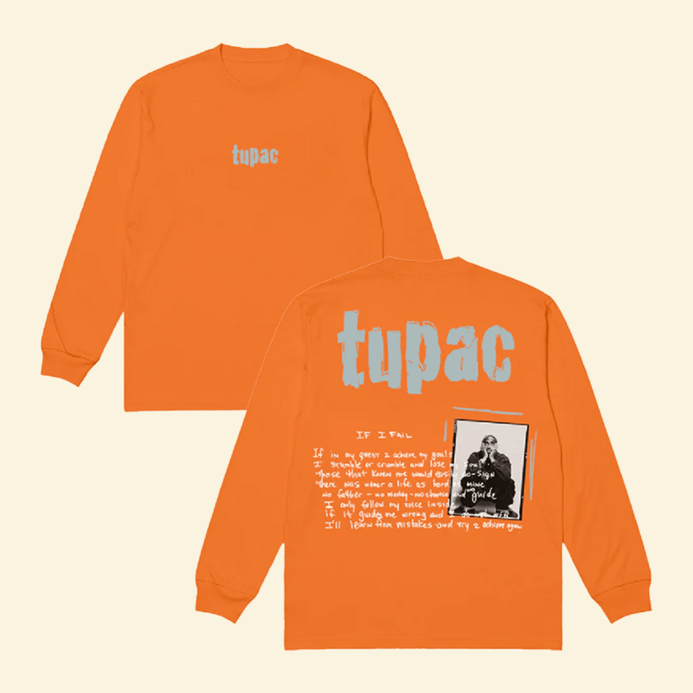 Achieve Again Long Sleeve T-Shirt 2pac Merch Unique Father's Day Birthday Gifts For BFF