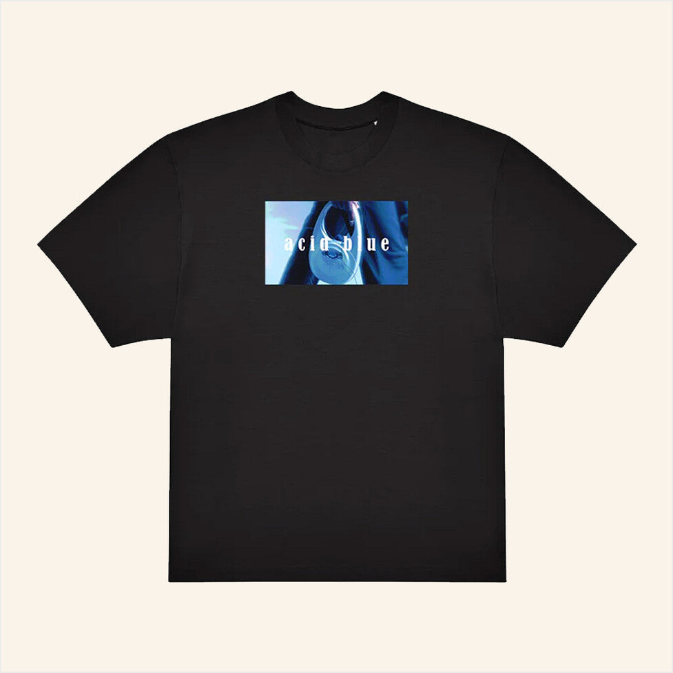 Acid Blue Halftone T-Shirt Ivoxygenshop Merch Best Friend Gift Ideas BFF Birthday Gifts