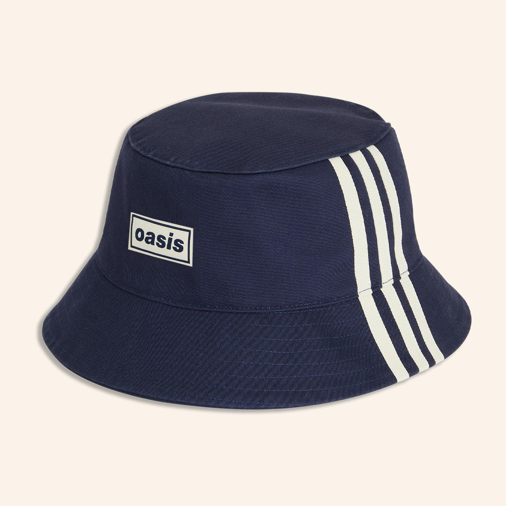 Adidas Oasis Merch 2025 Tour Hat Printed Live 25 Adidas Bucket Hat Navy Gifs For Father