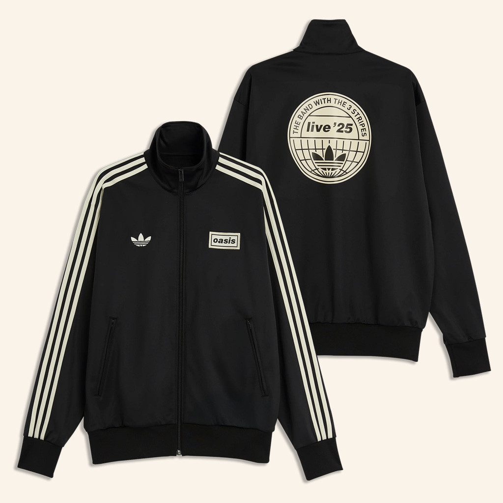 Adidas Oasis Merch 2025 Tour Live 25 Adidas Jacket Black Gifts For Besties