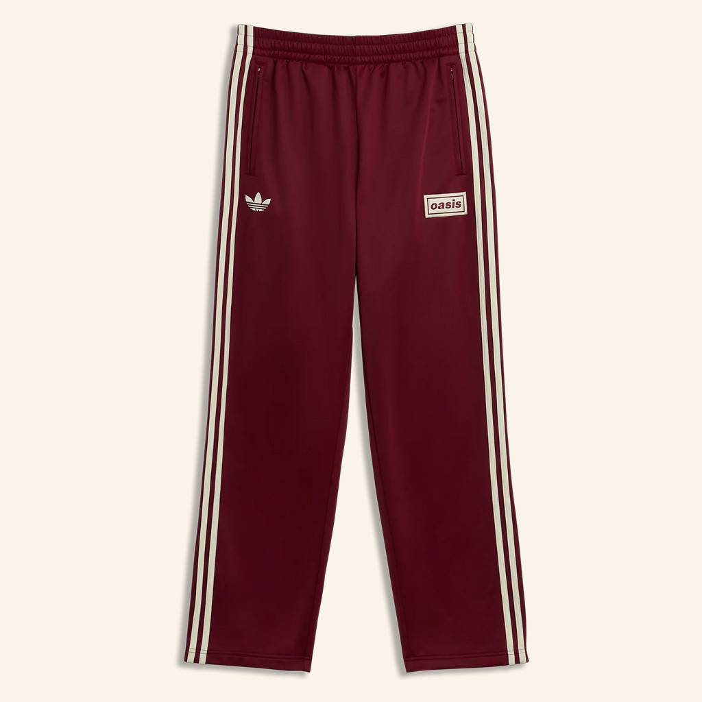 Adidas Oasis Merch 2025 Tour Sweatpant Live 25 Adidas Pants Maroon Gifts For Friends