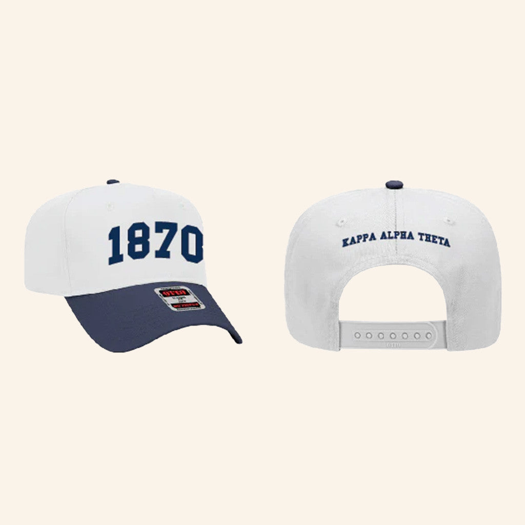 ADPI Merch 1870 Kappa Alpha Theta Embroidered Hat Gifts For Husband