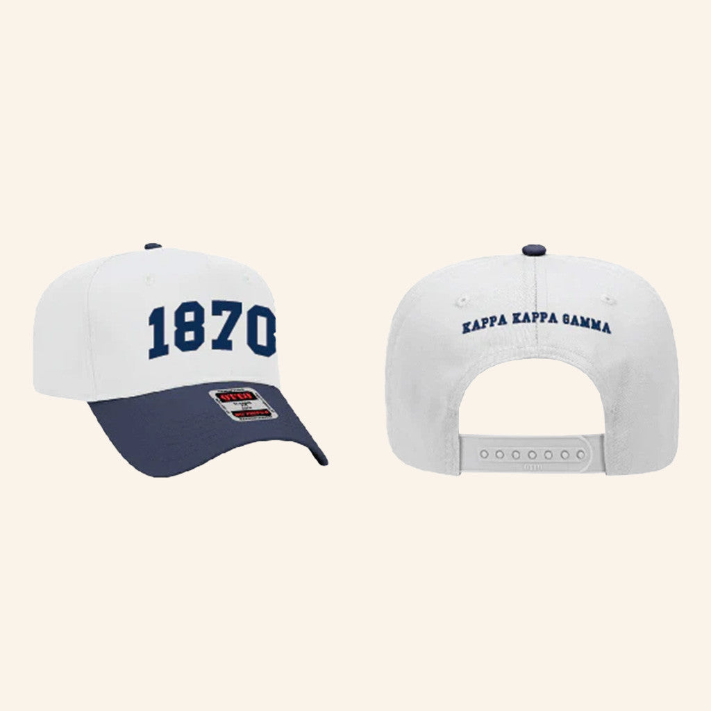 ADPI Merch 1870 Kappa Kappa Gamma Embroidered Hat Gifts For Boyfriend