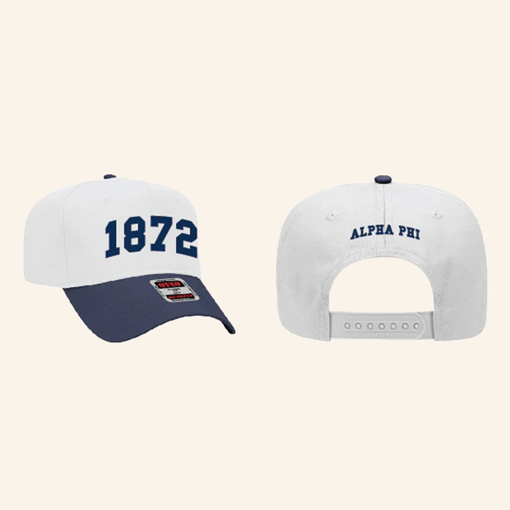 ADPI Merch 1872 Alpha Phi Embroidered Hat Gifts For Sister