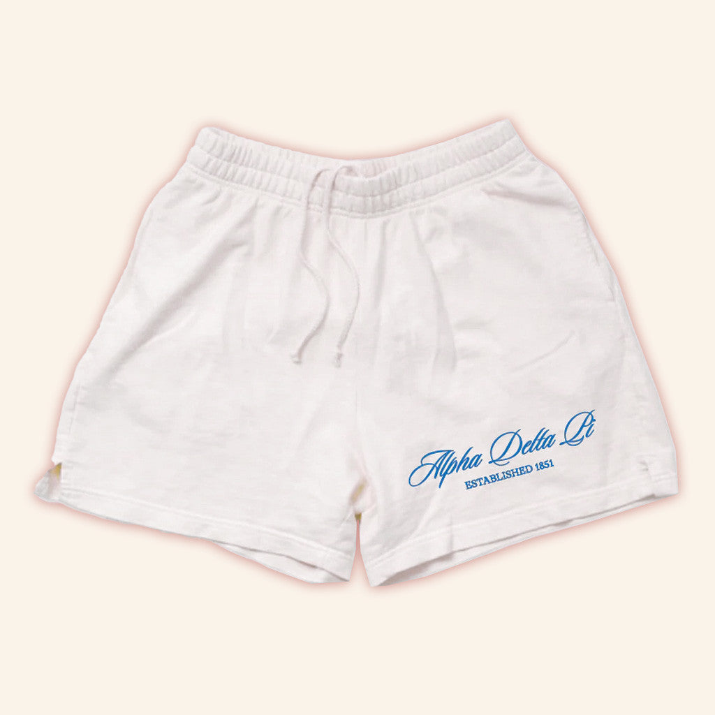 ADPI Merch Alpha Delta Pi Bow Matching Shorts Gift Ideas For Wife