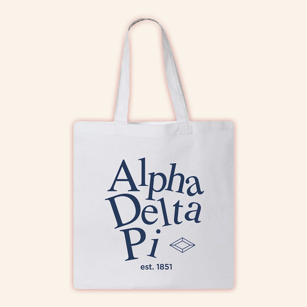 ADPI Merch Alpha Delta Pi Tote Bag Best Gifts For Wife