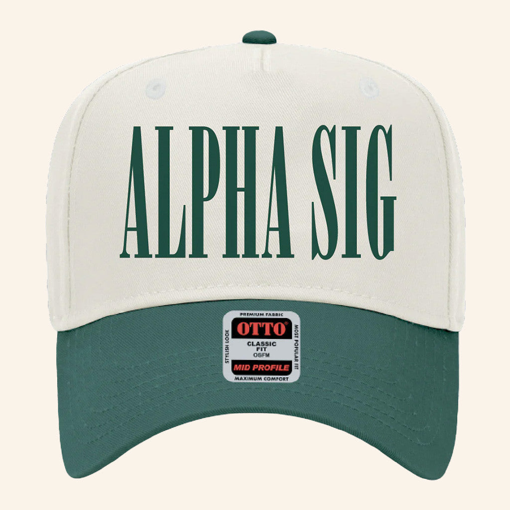 ADPI Merch Alpha Sig Embroidered Hat Gifts For Him