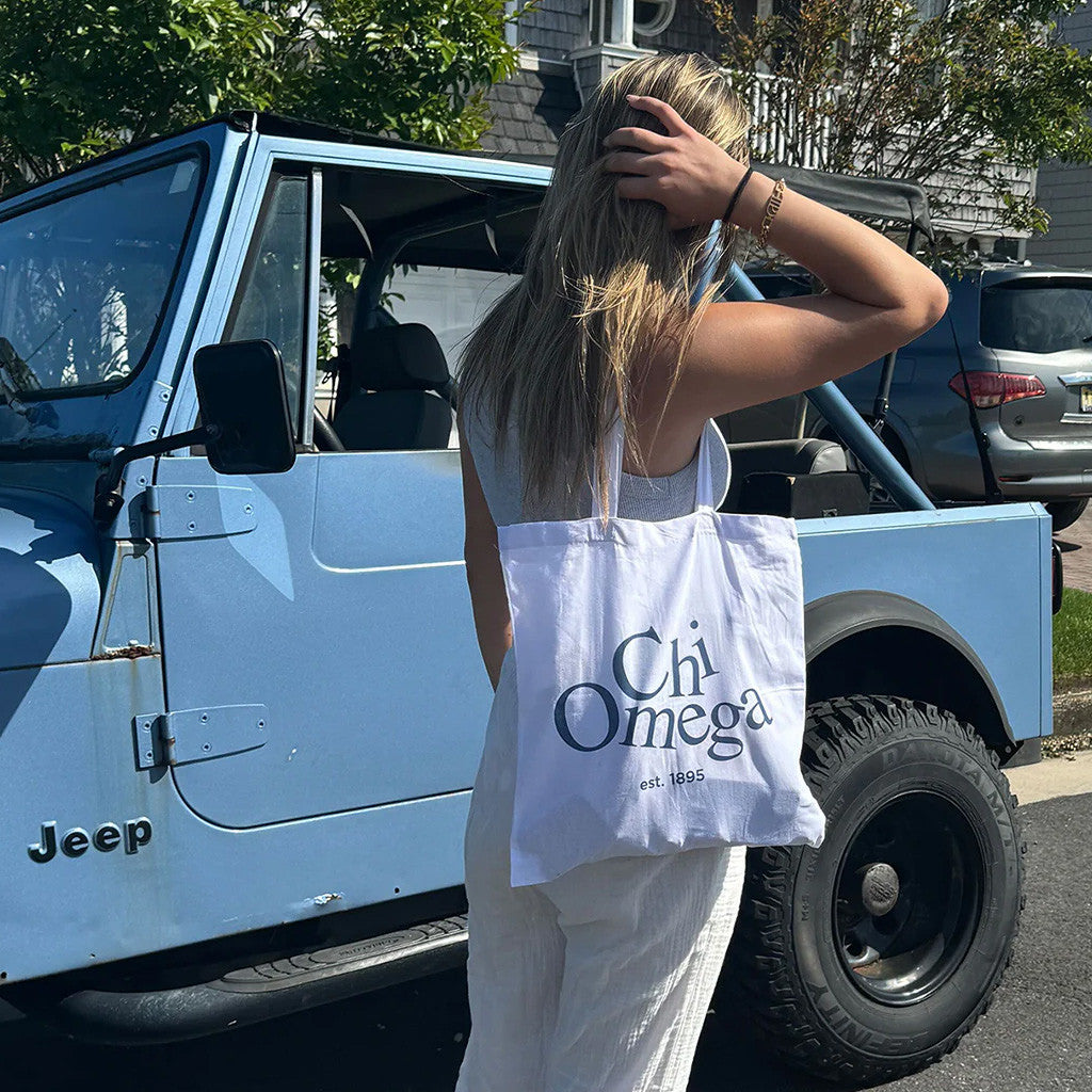 ADPI Merch Chi Omega Tote Bag Gift Ideas For Best Friends
