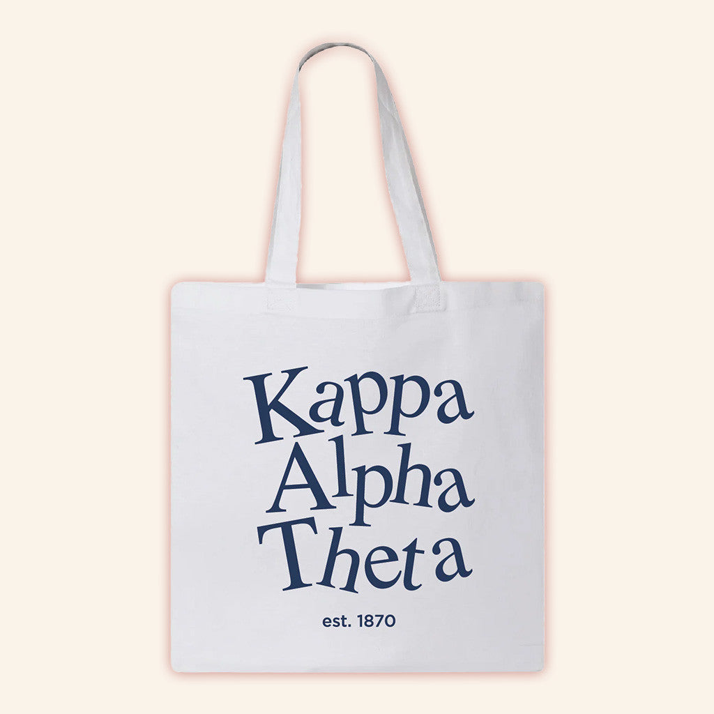 ADPI Merch Kappa Alpha Theta Tote Bag Gifts For Mother