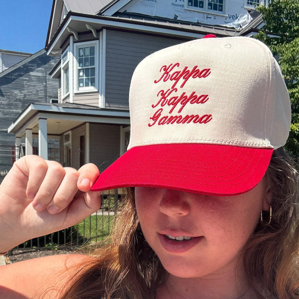 ADPI Merch Kappa Kappa Gamma Embroidered Hat Good Gifts For Girlfriend
