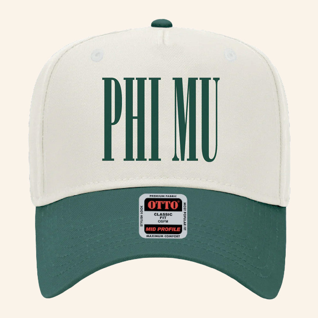 ADPI Merch Phi Mu Embroidered Hat Birthday Gift Ideas For Husband
