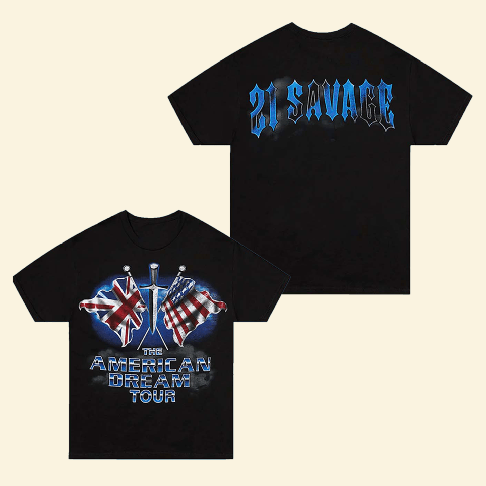 Adt Flag T-Shirt 21 Savage Merch Father's Day Presents For Dad To Be BFF Birthday Gifts Ideas