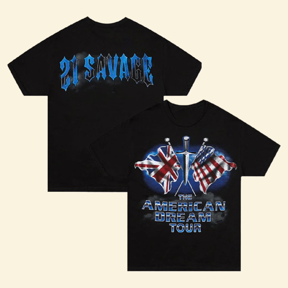 ADT Flag T-Shirt 21 Savage Merch Father's Day Presents From Daughter Birthday Gifts For BFF