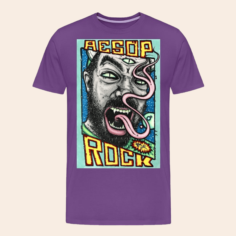 Aesop Rock 3 Eyes T-Shirt Aesop Rock Merch For Rapper Fans Father's Day Gifts For Husband