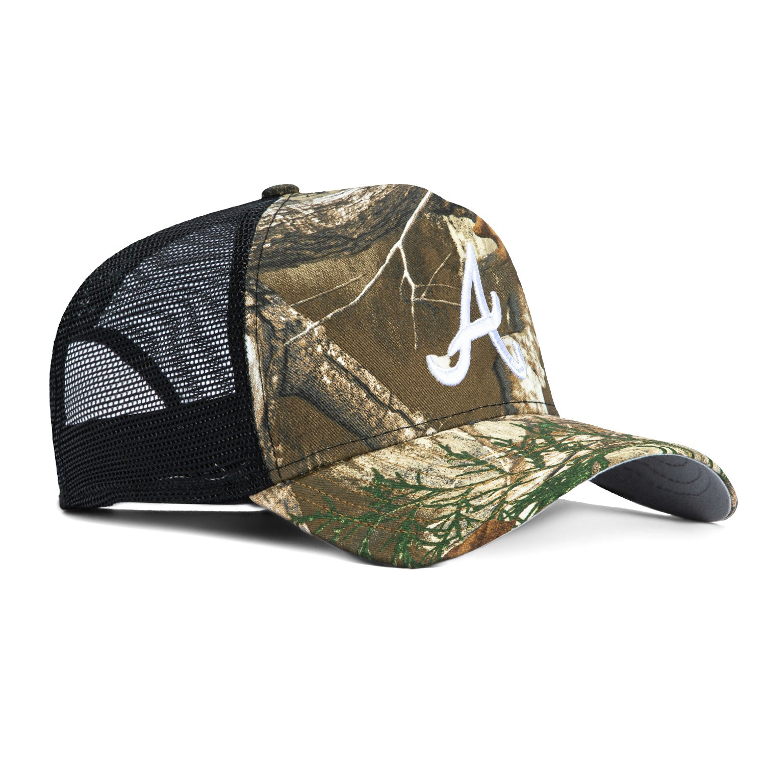 Aframe Atlanta Braves Camo Trucker Hat Baseball Lover Gift Ideas