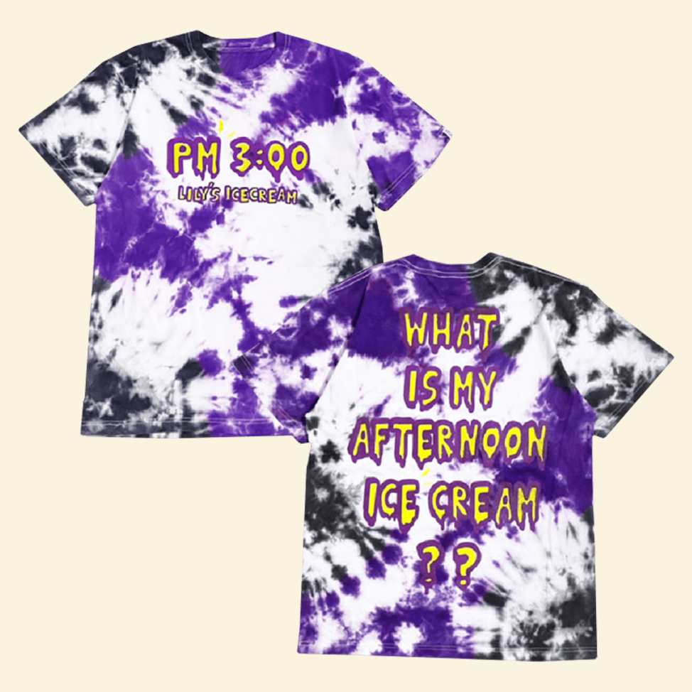 Afternoon Ice Cream Grape T-Shirt Lily's Ice Cream Merch Birthday Gift Ideas For Friends