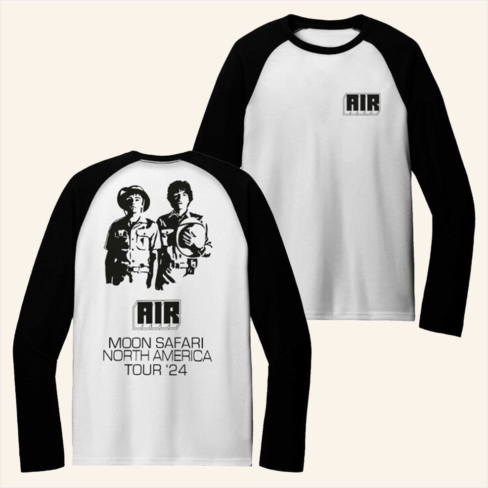 Air North America Tour Raglan Shirt Air Merch BFF Birthday Gifts Ideas Christmas Presents