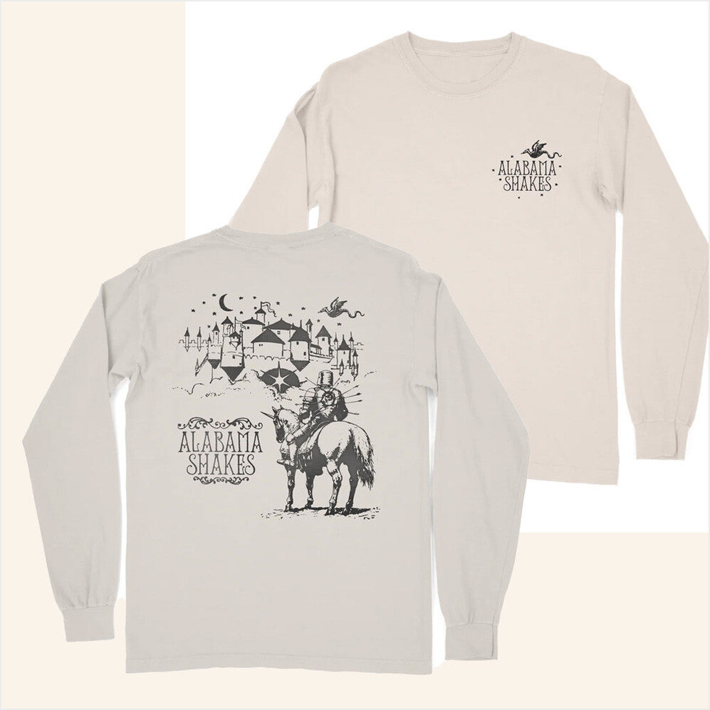 Alabama Shakes Tour 2025 Castle Long Sleeve T-Shirt Birthday Gifts For Friends