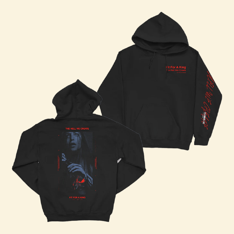 Album Black Hoodie Fit For A King Merch Presents For Husband Best Friend Birthday Gifts