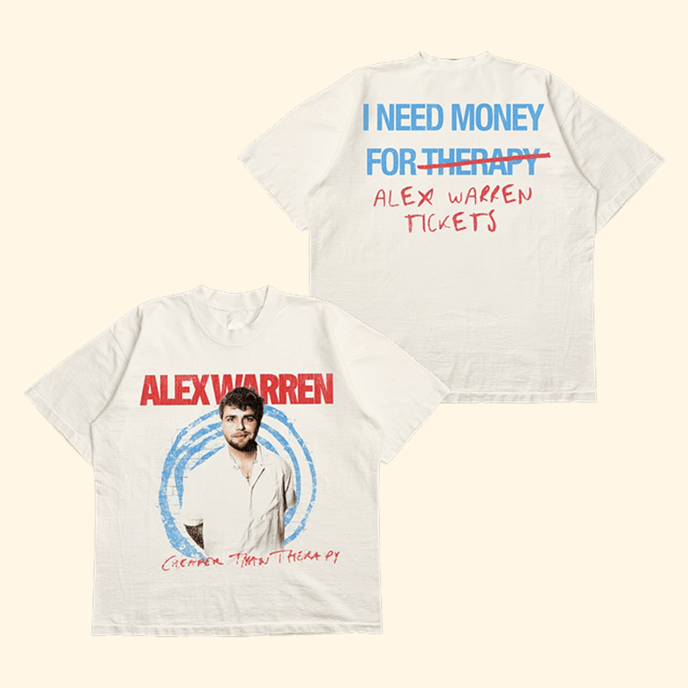 Alex Warren T-Shirt Alex Warren Merch Cheaper Than Therapy Tour Merch Father's Day Gifts