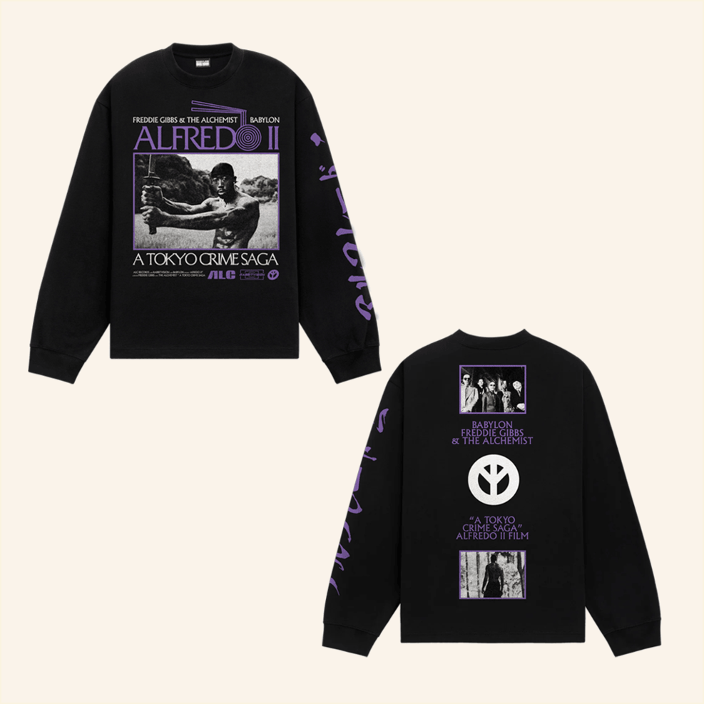Alfredo Ii X Babylon Sword Long Sleeve T-Shirt Alfredo's Tokyo Merch Gifts For Boyfriend