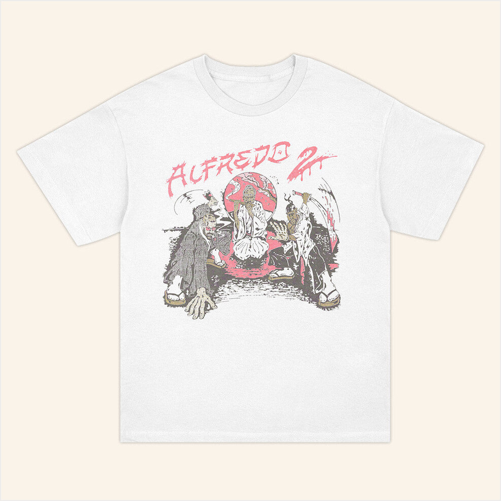 Alfredos Tokyo Merch Alfredo II Antonio Cartoon T-Shirt Alfredo 2 Merch Freddie Gibbs Merch