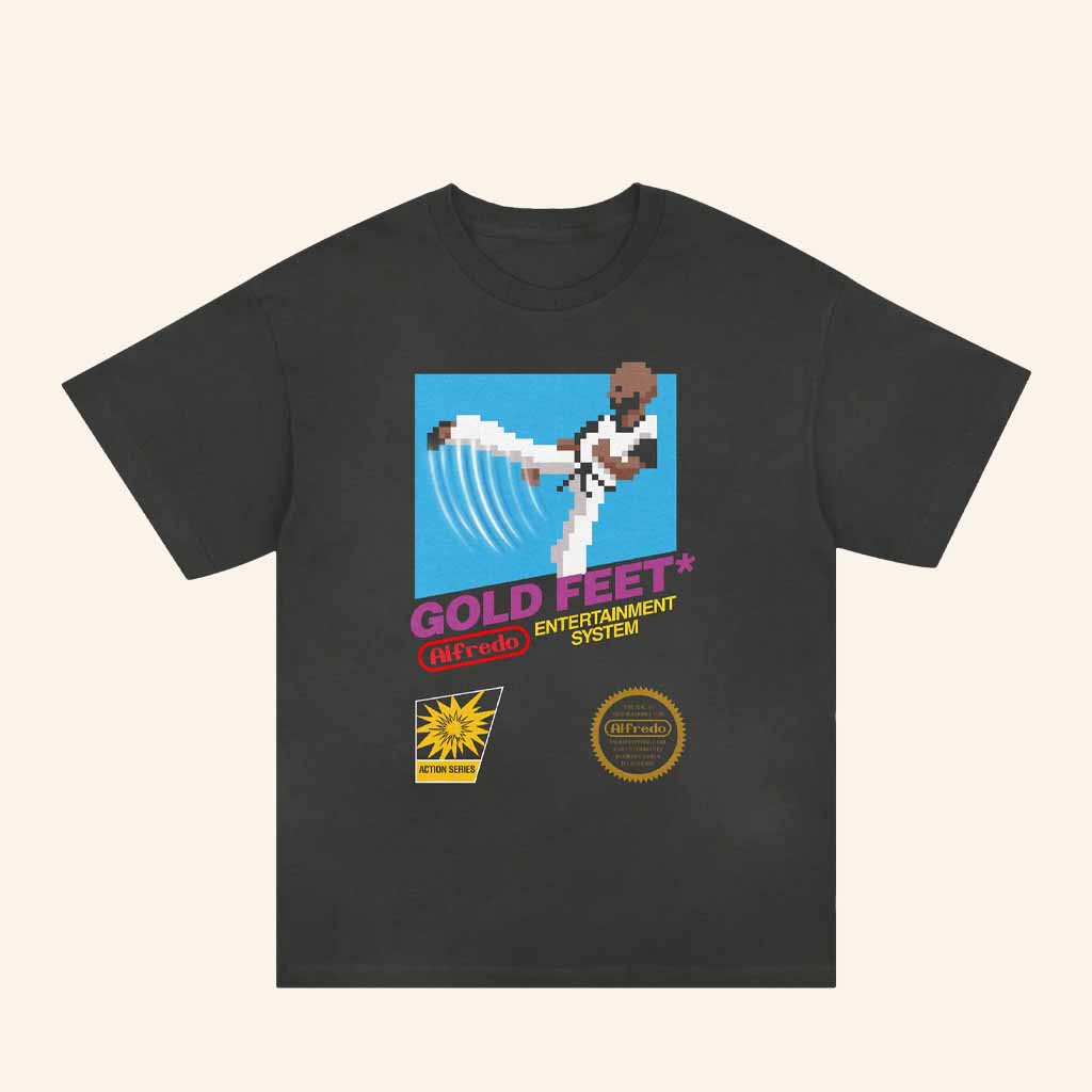 Alfredos Tokyo Merch Gold Feet T-Shirt Birthday Gift For Him