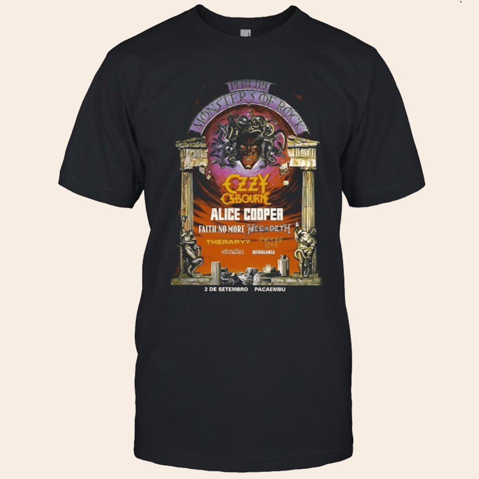 Alice Cooper T-Shirt Monsters Of Rock Merch Father's Day Gifts For Husband BFF Gifts Ideas